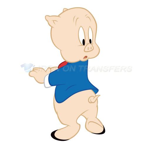 Porky Pig Iron-on Stickers (heat Transfers)no.678 [ironontransfers00692 