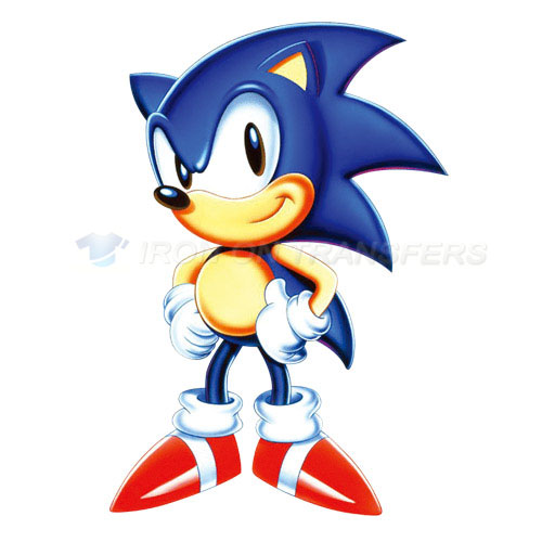 Sonic the Hedgehog Iron-on Stickers (Heat Transfers)NO.5320 ...